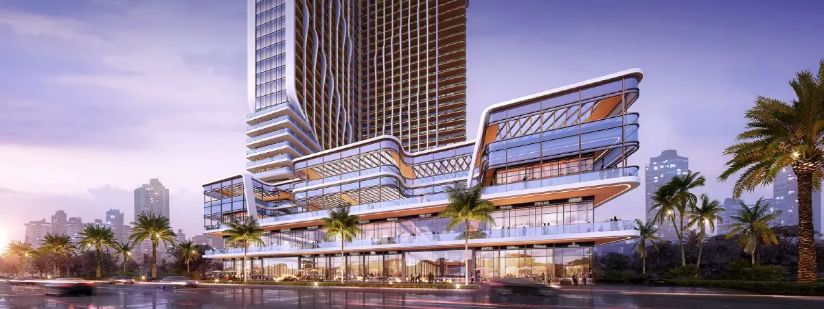 Lobby interior render — Dasnac YUVA